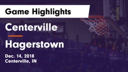 Centerville  vs Hagerstown  Game Highlights - Dec. 14, 2018