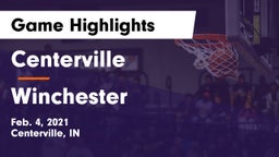 Centerville  vs Winchester  Game Highlights - Feb. 4, 2021