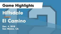 Hillsdale  vs El Camino Game Highlights - Dec. 4, 2018