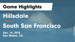 Hillsdale  vs South San Francisco Game Highlights - Dec. 14, 2018