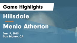 Hillsdale  vs Menlo Atherton Game Highlights - Jan. 9, 2019