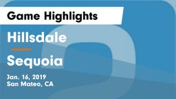Hillsdale  vs Sequoia  Game Highlights - Jan. 16, 2019
