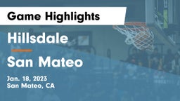 Hillsdale  vs San Mateo  Game Highlights - Jan. 18, 2023