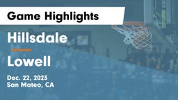 Hillsdale  vs Lowell Game Highlights - Dec. 22, 2023
