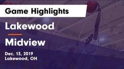 Lakewood  vs Midview Game Highlights - Dec. 13, 2019