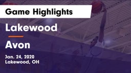 Lakewood  vs Avon Game Highlights - Jan. 24, 2020