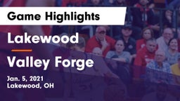 Lakewood  vs Valley Forge Game Highlights - Jan. 5, 2021