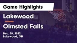 Lakewood  vs Olmsted Falls  Game Highlights - Dec. 28, 2023