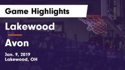 Lakewood  vs Avon  Game Highlights - Jan. 9, 2019