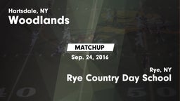 Matchup: Woodlands vs. Rye Country Day School 2016