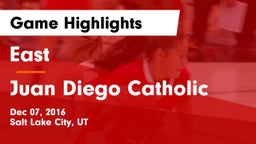East  vs Juan Diego Catholic  Game Highlights - Dec 07, 2016