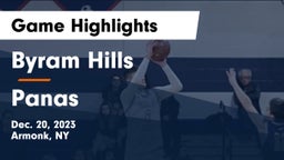 Byram Hills  vs Panas  Game Highlights - Dec. 20, 2023