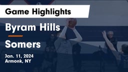 Byram Hills  vs Somers  Game Highlights - Jan. 11, 2024