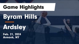 Byram Hills  vs Ardsley  Game Highlights - Feb. 21, 2024