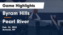 Byram Hills  vs Pearl River  Game Highlights - Feb. 26, 2024