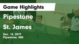 Pipestone  vs St. James  Game Highlights - Dec. 14, 2019