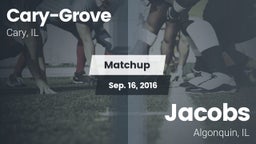 Matchup: Cary-Grove High vs. Jacobs  2016