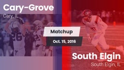Matchup: Cary-Grove High vs. South Elgin  2016