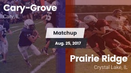 Matchup: Cary-Grove High vs. Prairie Ridge  2017