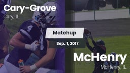 Matchup: Cary-Grove High vs. McHenry  2017