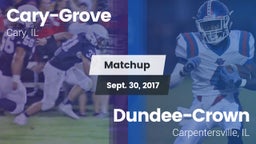 Matchup: Cary-Grove High vs. Dundee-Crown  2017