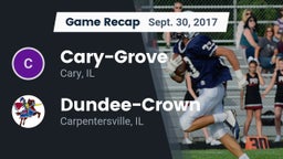 Recap: Cary-Grove  vs. Dundee-Crown  2017