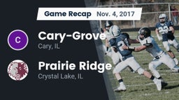 Recap: Cary-Grove  vs. Prairie Ridge  2017