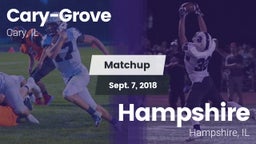 Matchup: Cary-Grove High vs. Hampshire  2018