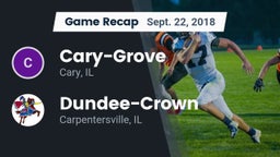 Recap: Cary-Grove  vs. Dundee-Crown  2018