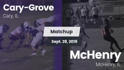 Matchup: Cary-Grove High vs. McHenry  2018