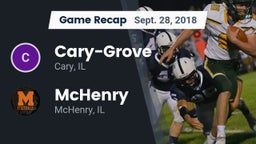 Recap: Cary-Grove  vs. McHenry  2018