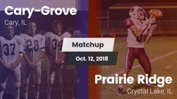 Matchup: Cary-Grove High vs. Prairie Ridge  2018