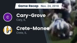 Recap: Cary-Grove  vs. Crete-Monee  2018