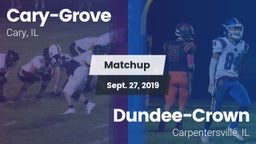Matchup: Cary-Grove High vs. Dundee-Crown  2019