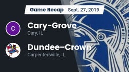 Recap: Cary-Grove  vs. Dundee-Crown  2019