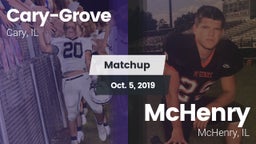 Matchup: Cary-Grove High vs. McHenry  2019