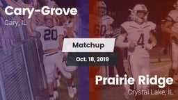Matchup: Cary-Grove High vs. Prairie Ridge  2019