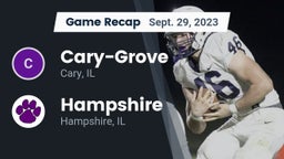 Recap: Cary-Grove  vs. Hampshire  2023