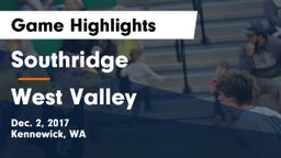 Southridge  vs West Valley Game Highlights - Dec. 2, 2017