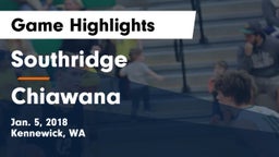 Southridge  vs Chiawana  Game Highlights - Jan. 5, 2018