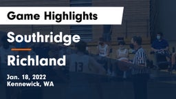 Southridge  vs Richland  Game Highlights - Jan. 18, 2022