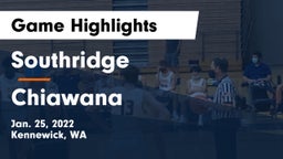 Southridge  vs Chiawana  Game Highlights - Jan. 25, 2022