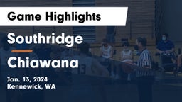 Southridge  vs Chiawana  Game Highlights - Jan. 13, 2024