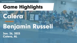 Calera  vs Benjamin Russell  Game Highlights - Jan. 26, 2023