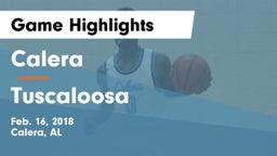 Calera  vs  Tuscaloosa Game Highlights - Feb. 16, 2018