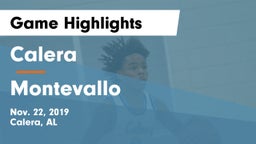 Calera  vs Montevallo  Game Highlights - Nov. 22, 2019