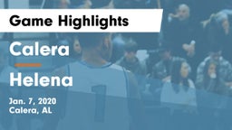 Calera  vs Helena Game Highlights - Jan. 7, 2020