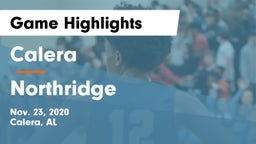 Calera  vs Northridge  Game Highlights - Nov. 23, 2020