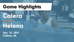 Calera  vs Helena  Game Highlights - Jan. 12, 2021