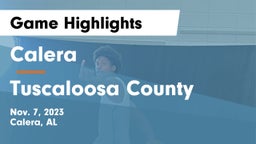 Calera  vs Tuscaloosa County  Game Highlights - Nov. 7, 2023